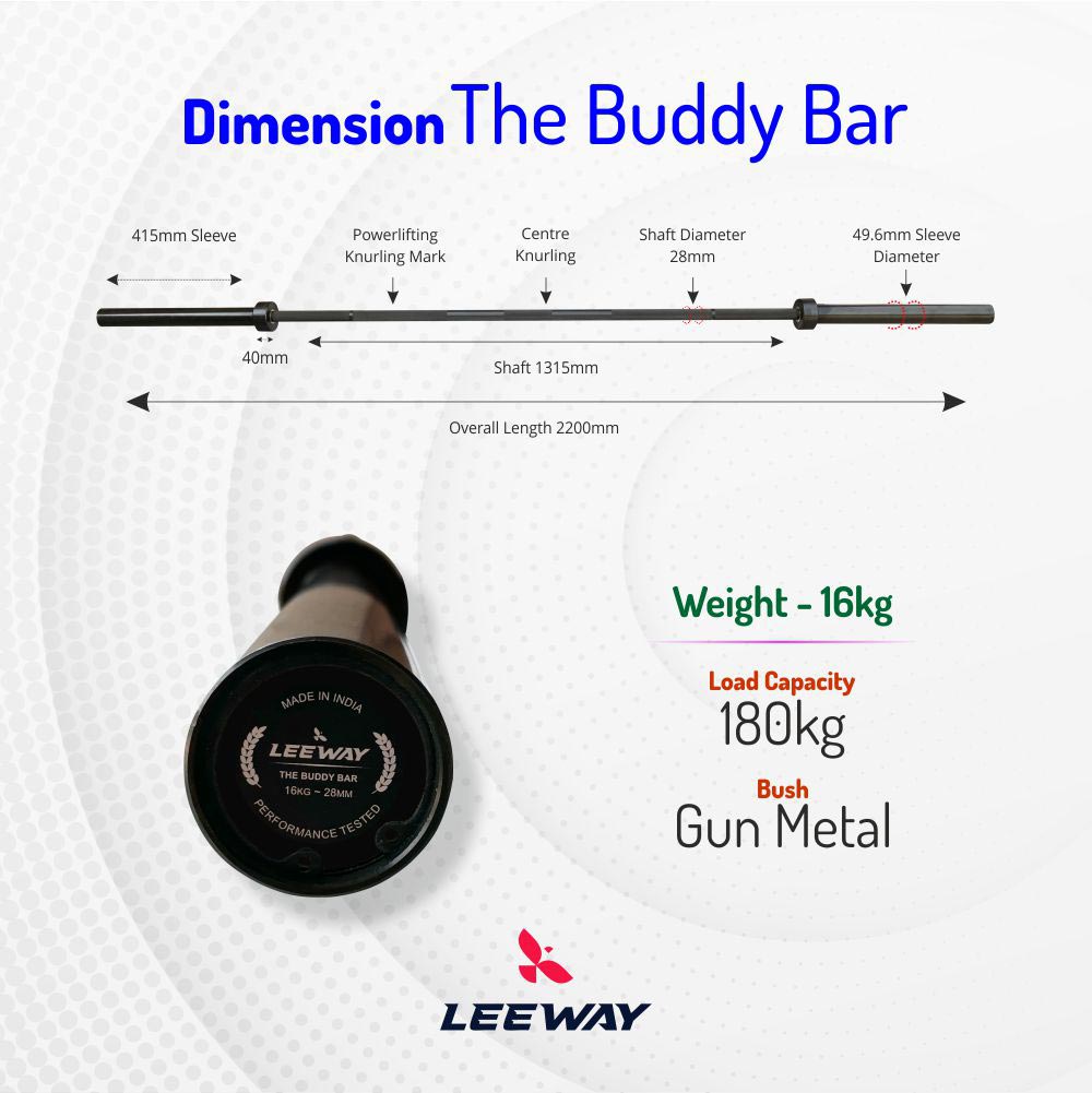 Dimension | The Buddy Bar - Leeway Fitness