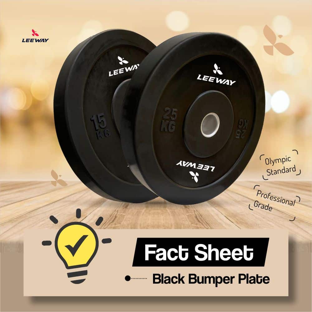 Fact Sheet Black Bumper Weight Plate