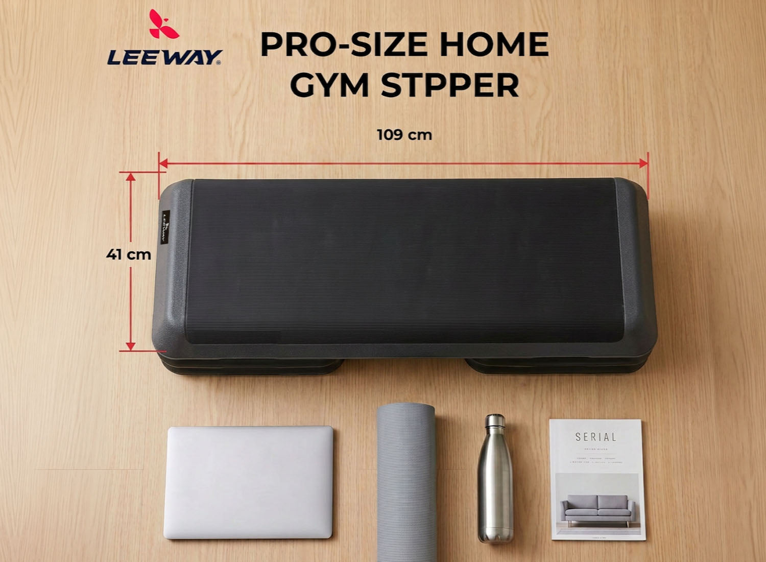 Adjustable Aerobic Stepper Dimension