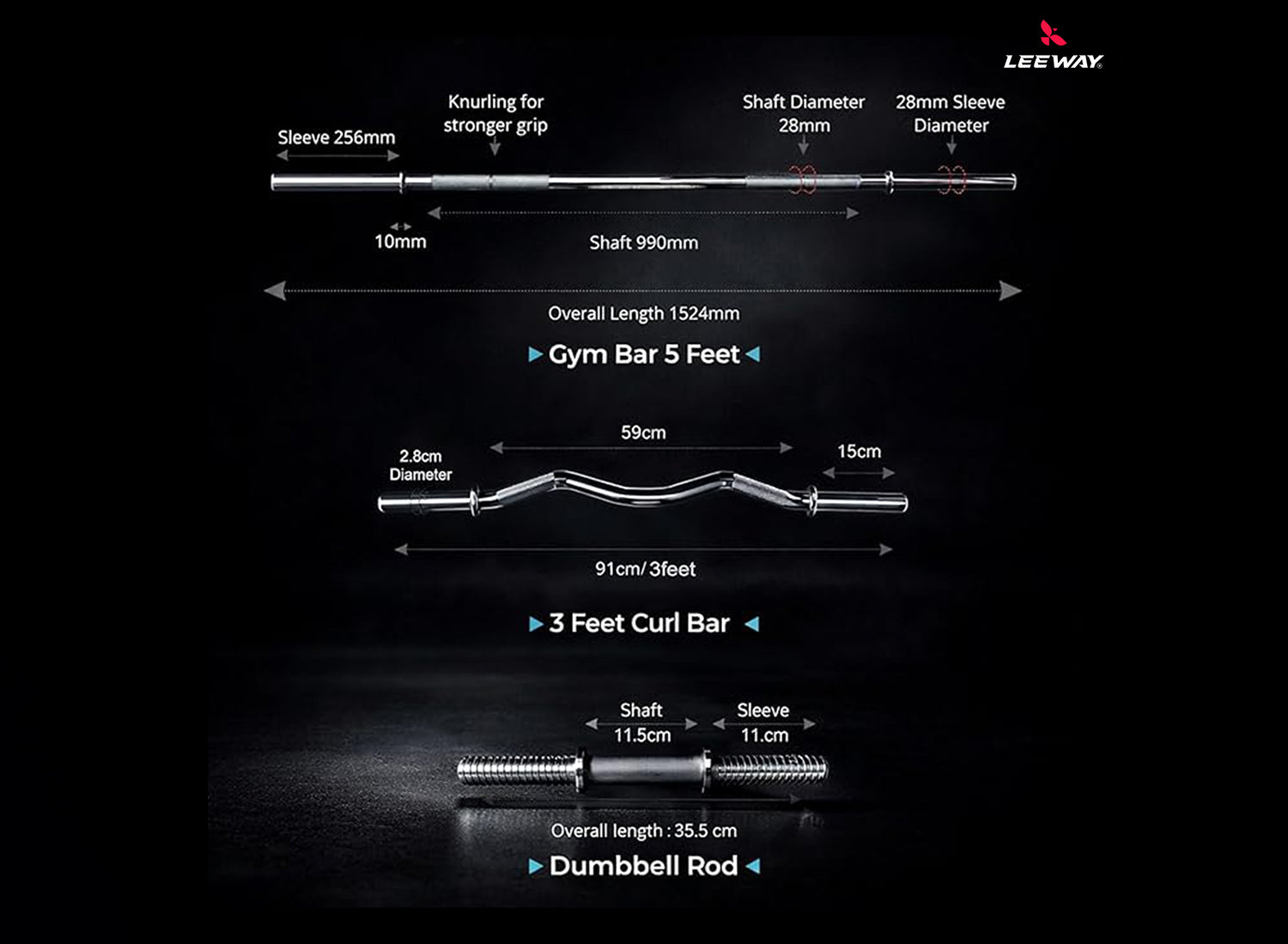 Barbell Rod Set