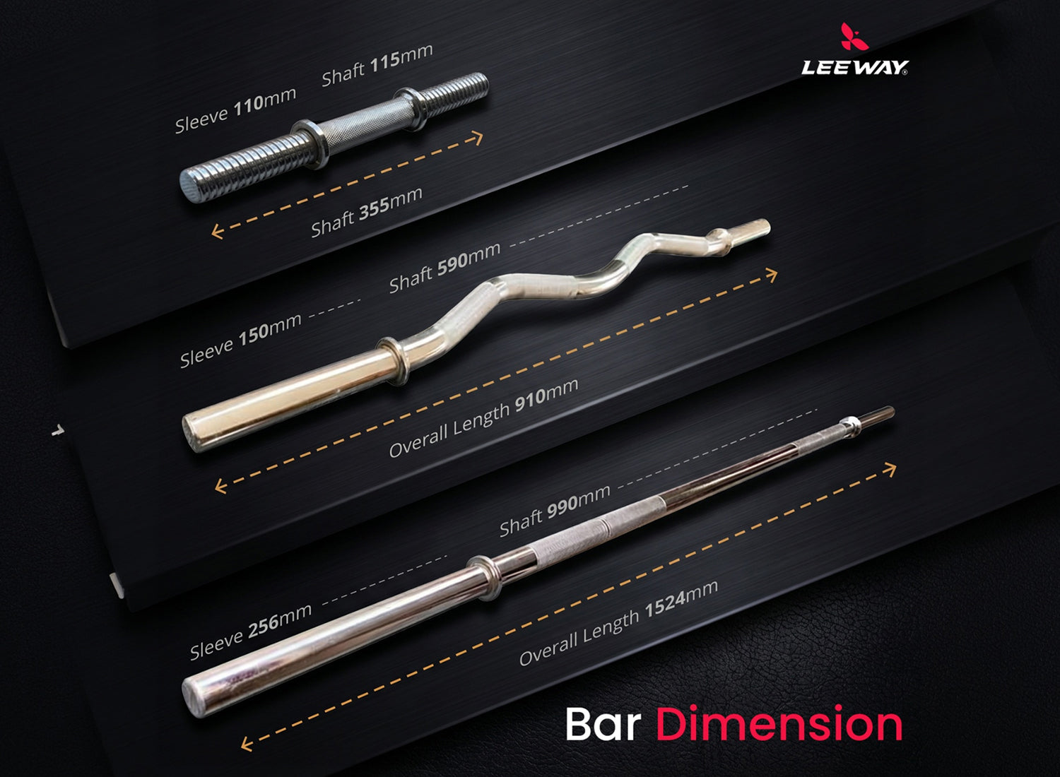Barbell Rod with Plates Leeway