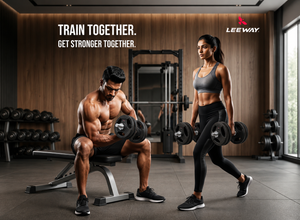 Black Rubber Plate Dumbbell Set