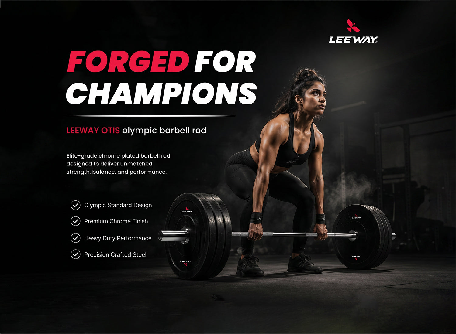 Chrome Olympic Barbell