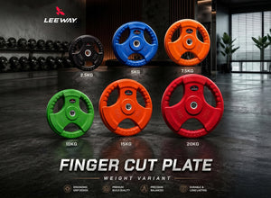 Colour Rubber Weight Plates Set