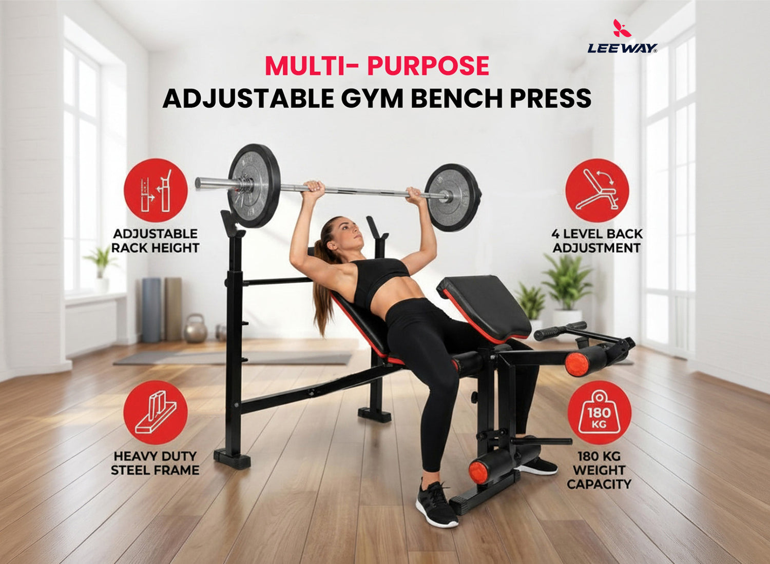 Foldable Multipurpose Bench
