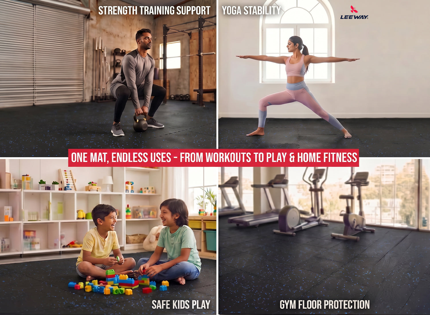 Gym Flooring for Home India