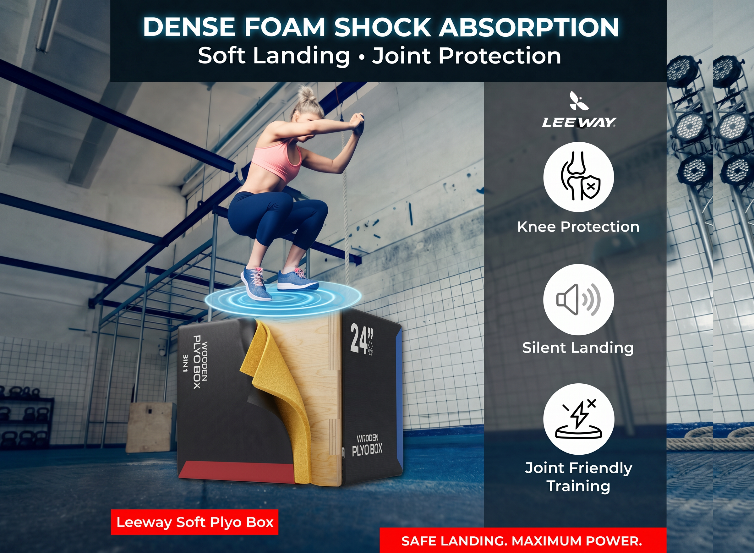 HIIT Jump Box Home Gym