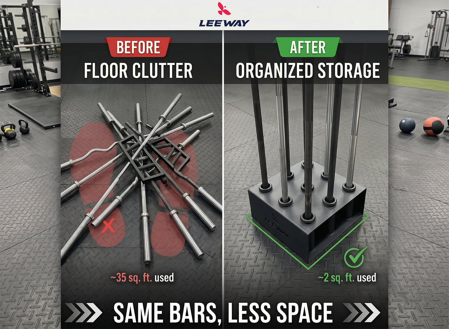 Heavy Duty Barbell Stand