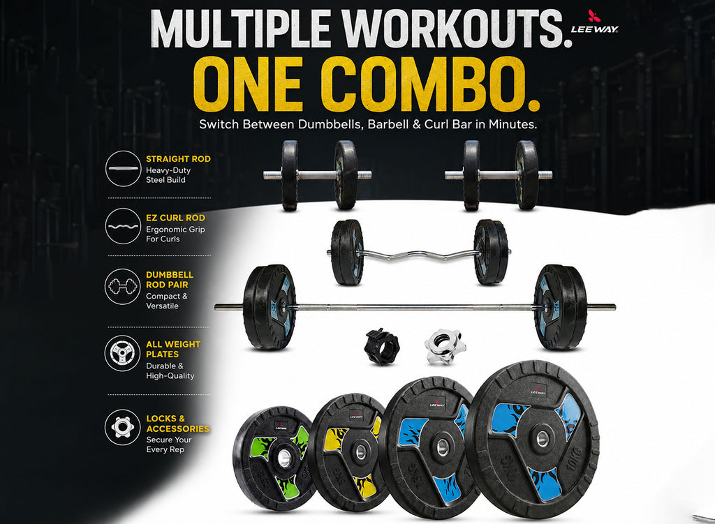 Home Gym Barbell Rod Set