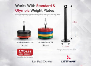Lat Pulldown Pulley System for Home Gym
