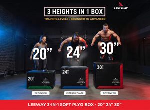 Leeway Fitness 3 in 1 Plyo Box