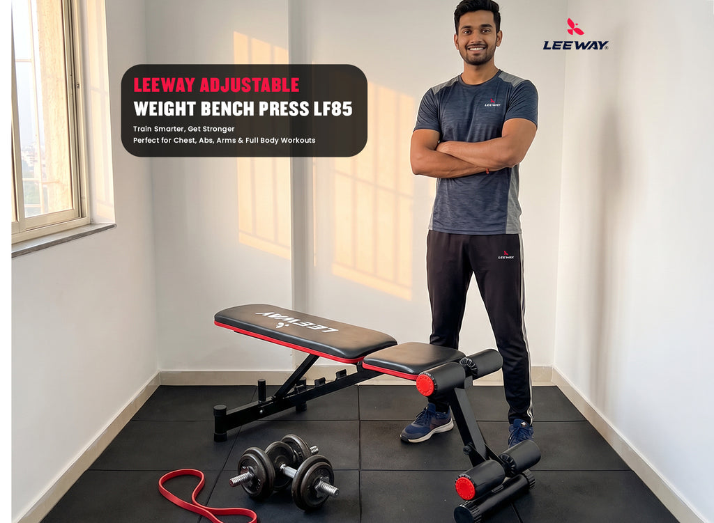 Leeway Fitness Adjustable Gym Bench