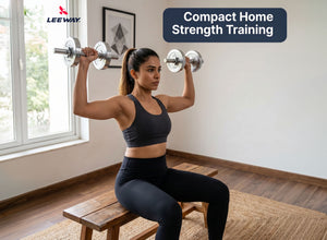 Leeway Fitness Best Adjustable Dumbbells
