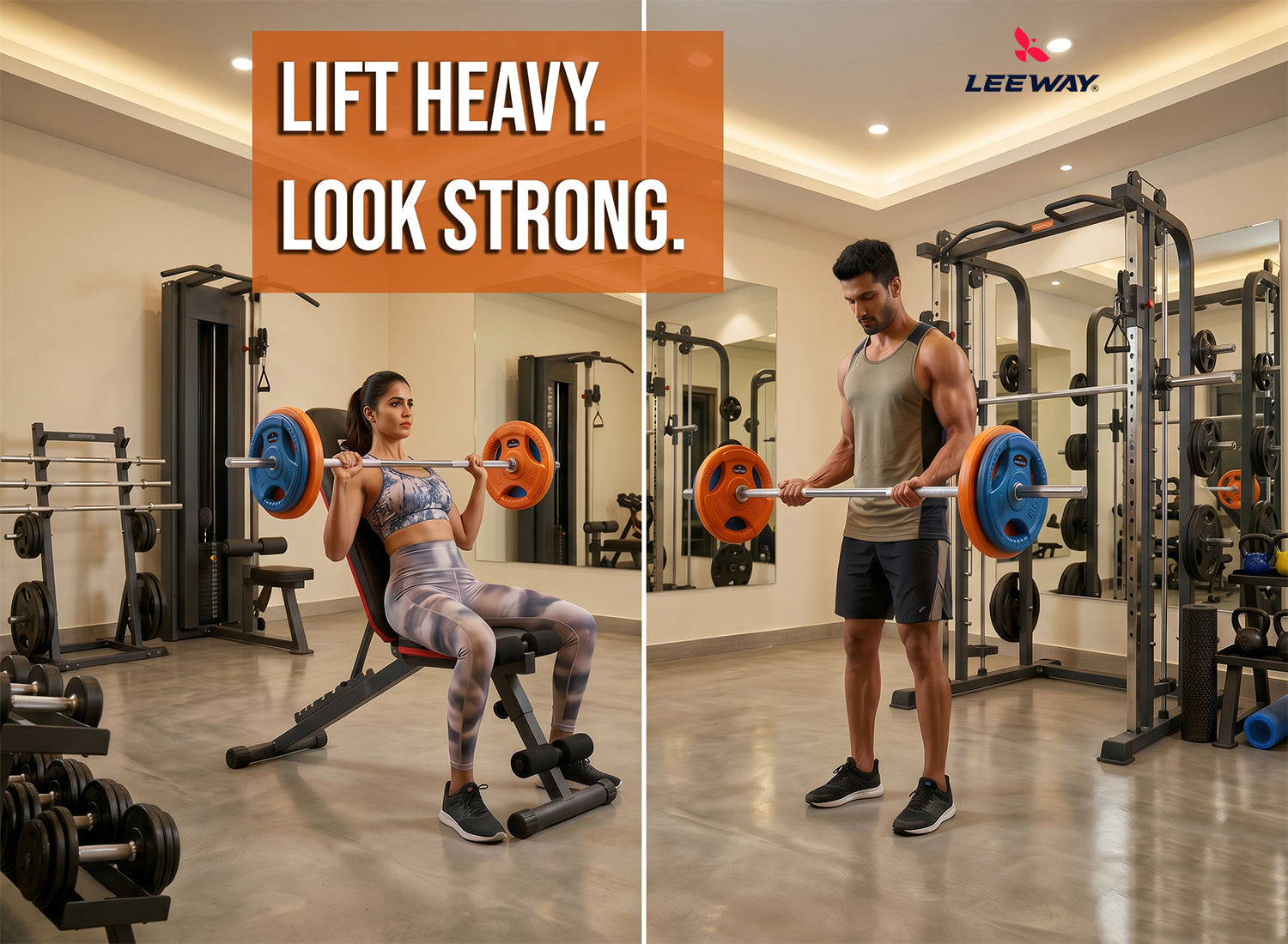 Leeway Fitness Combo Set Colour