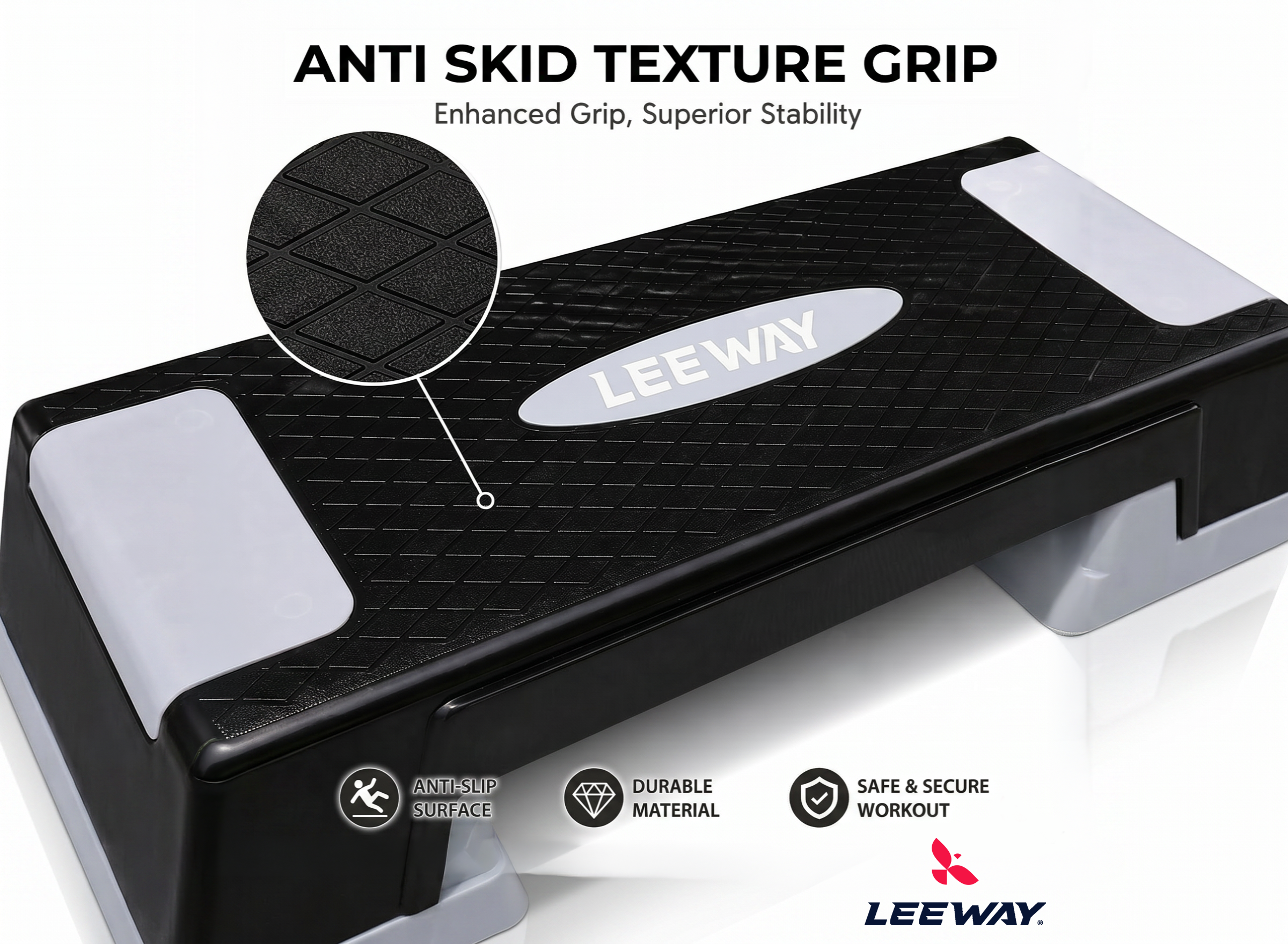 Leeway Fitness Compact Cardio Stepper feature