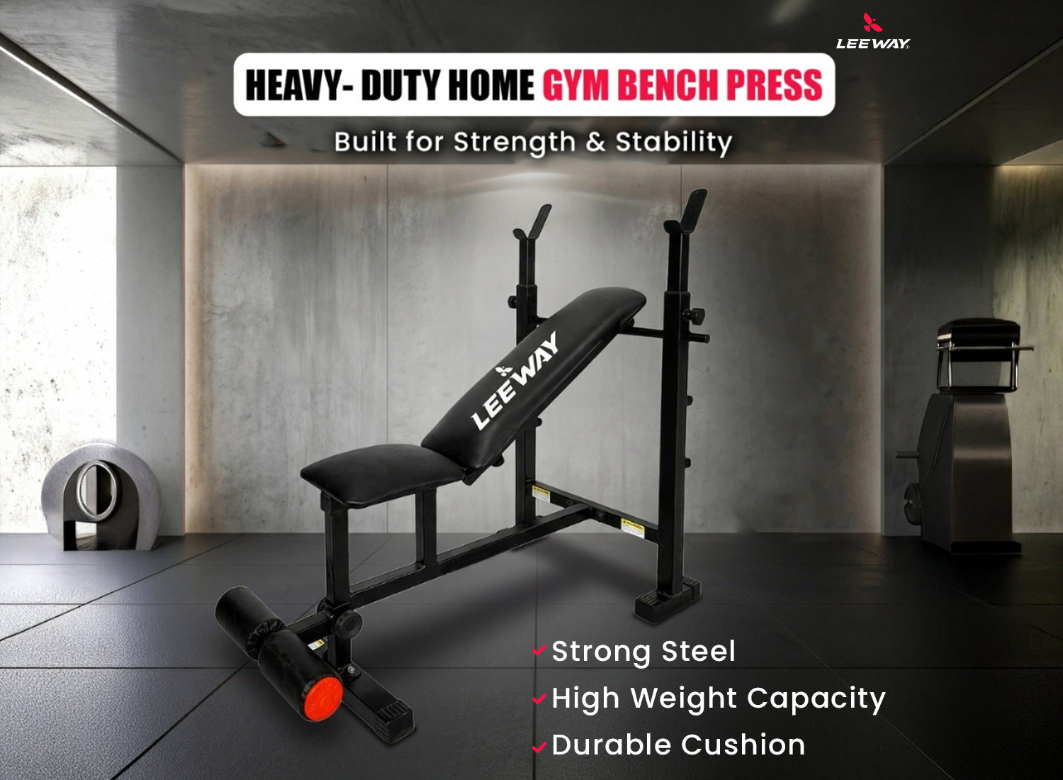 Leeway Fitness Foldable Decline Bench