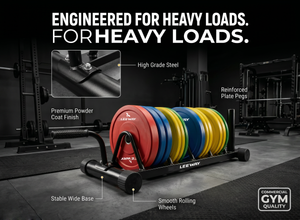 Leeway Fitness Heavy Duty Plate Rack