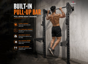 Leeway Fitness Heavy Duty Wall Rack India
