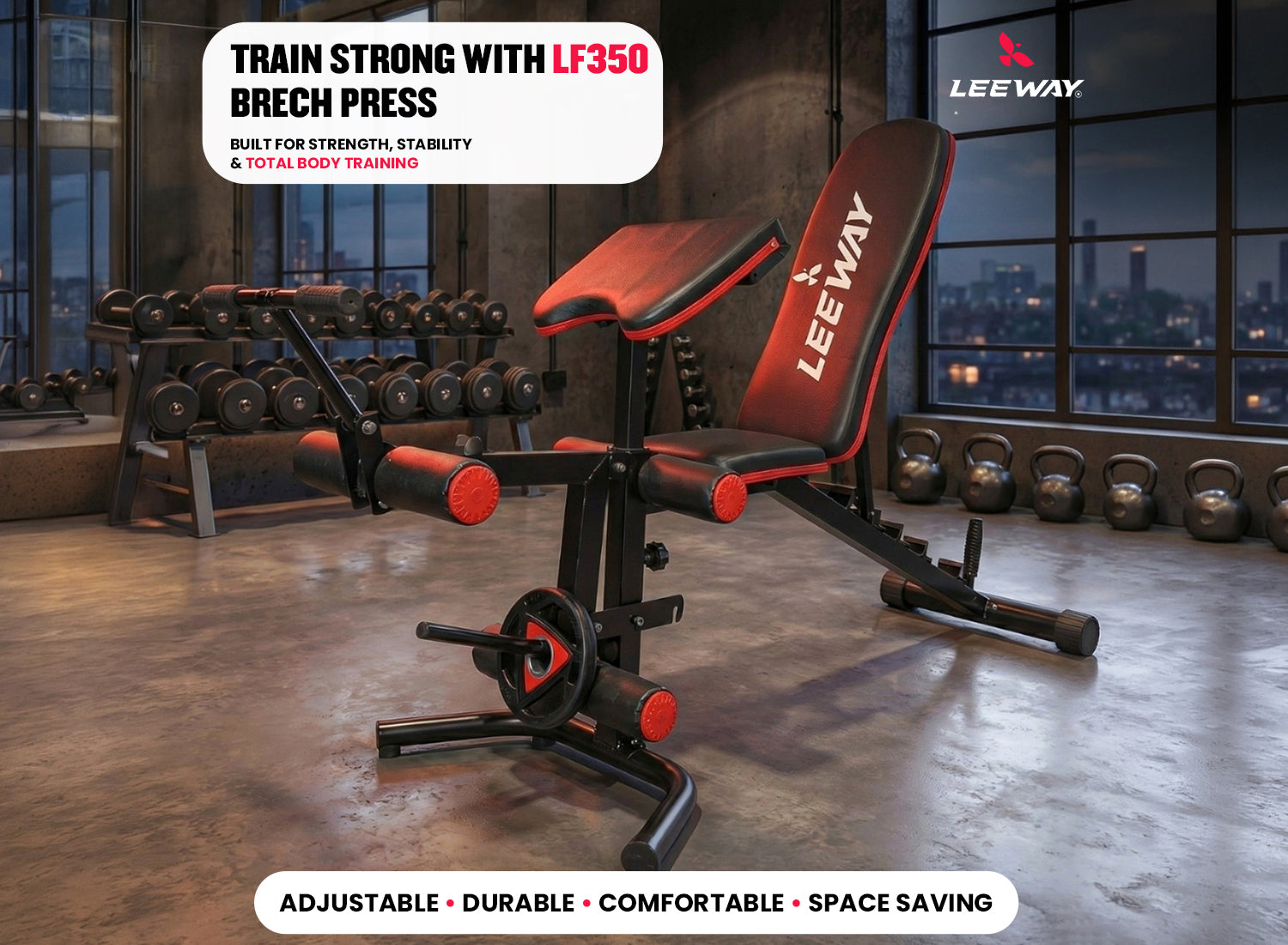 Leeway Fitness Incline Decline Bench