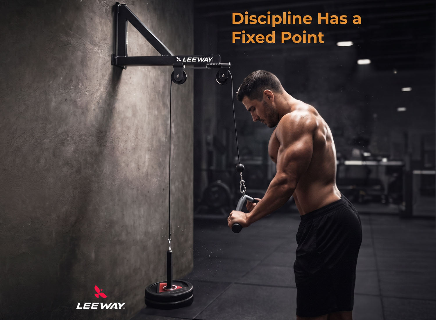 Leeway Fitness Lat Pulldown Pulley System