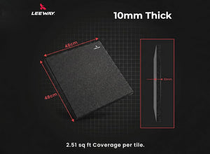 Leeway Fitness Rubber Weightlifting Mat
