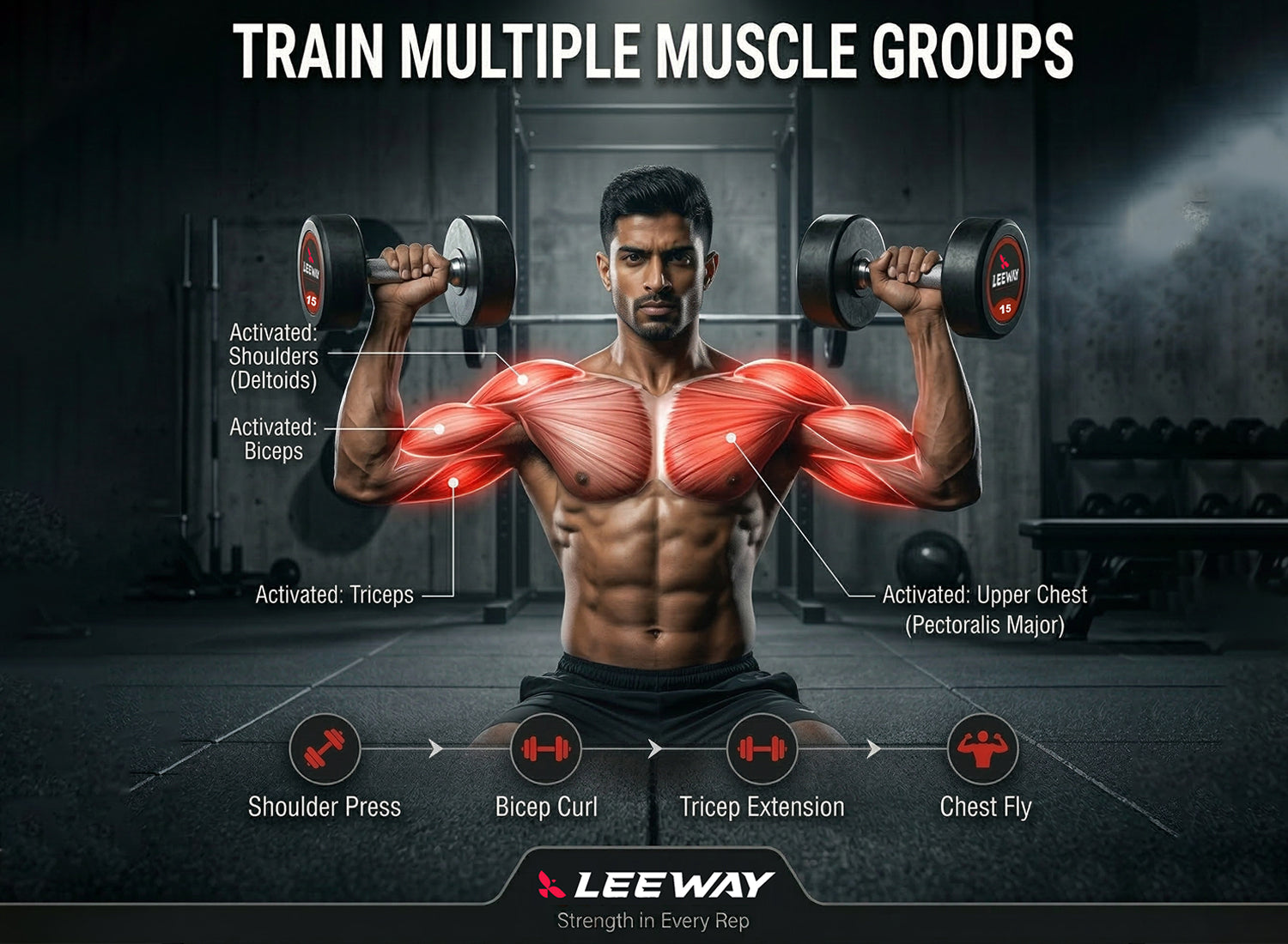 Leeway Fitness dumbbell 
