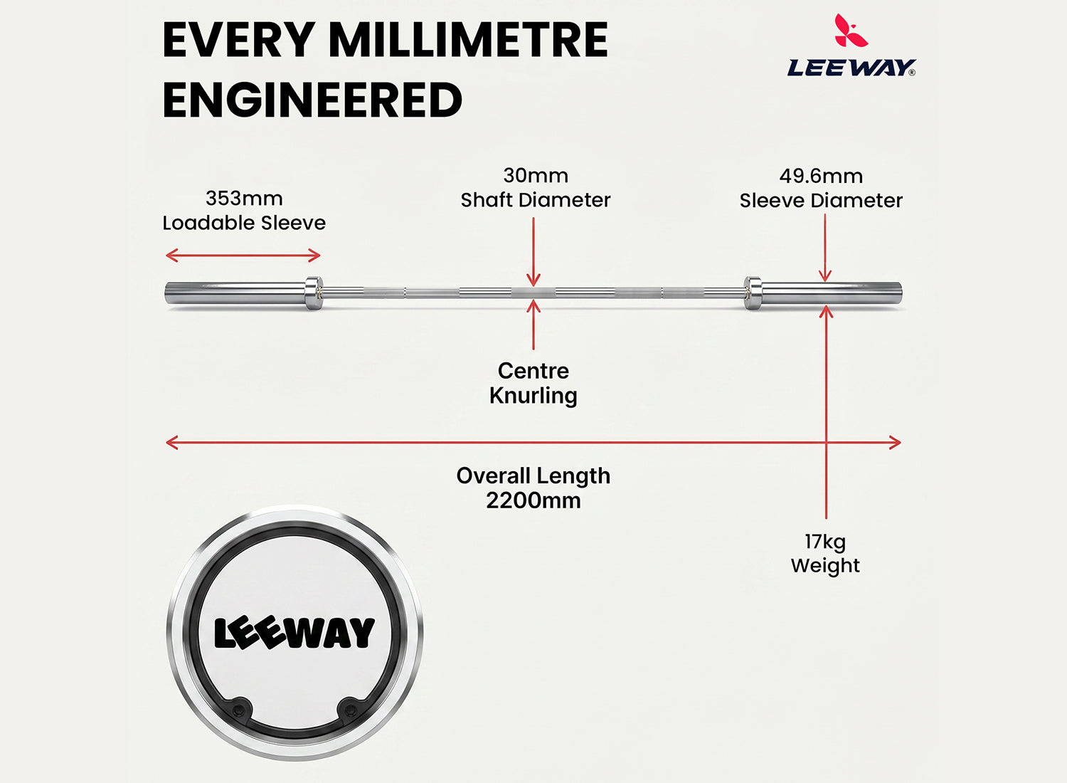 Lifting Bar Olympic Leeway