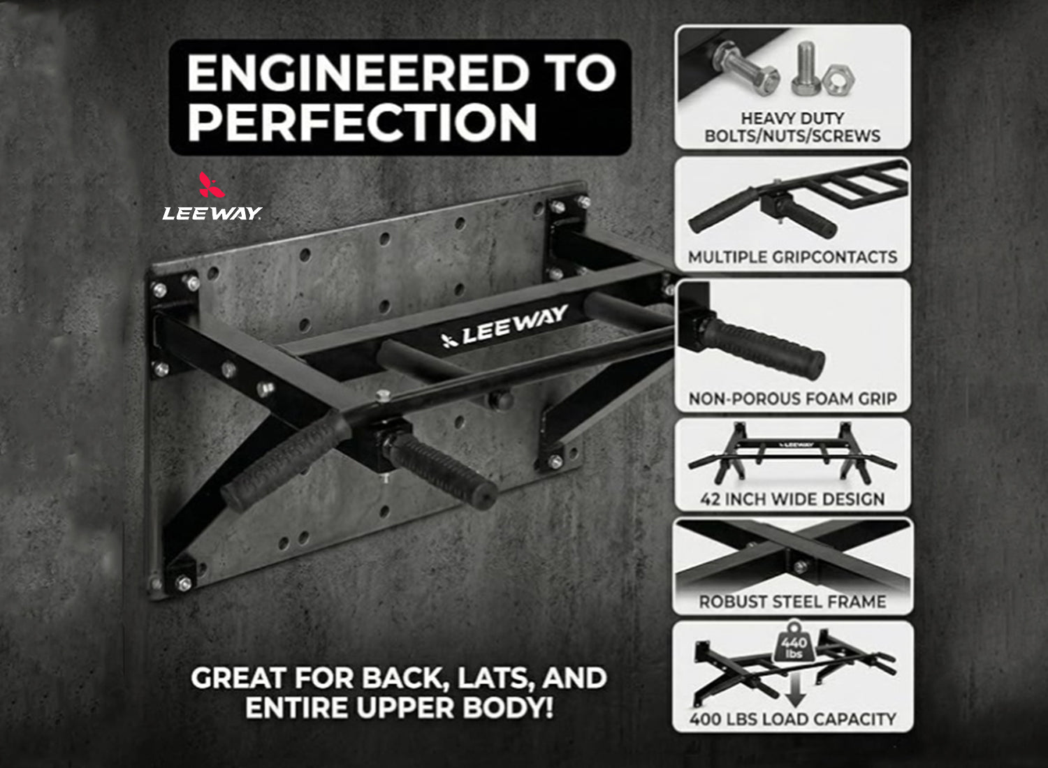 Multi Grip Chin Up Bar