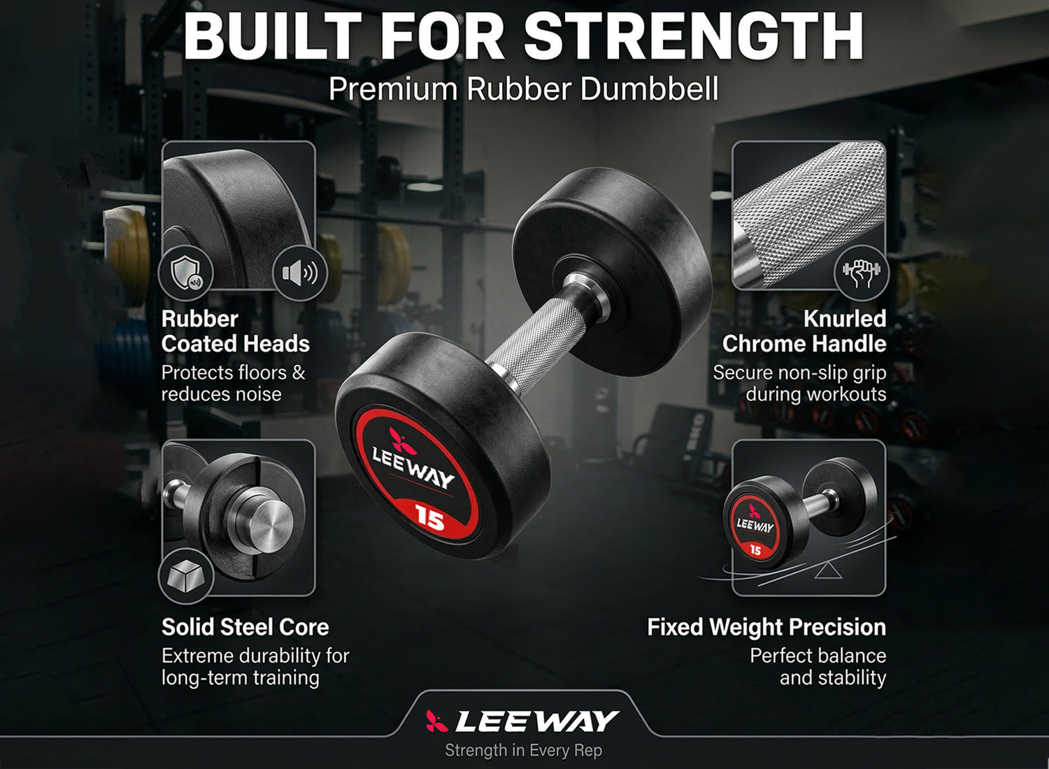 Noise Reducing Bounce Dumbbell