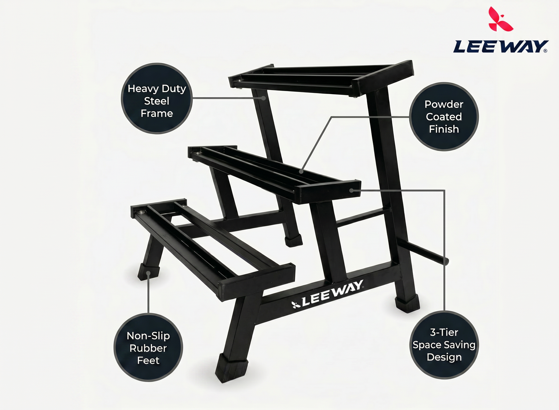 Powder Coated Steel Weight Stand