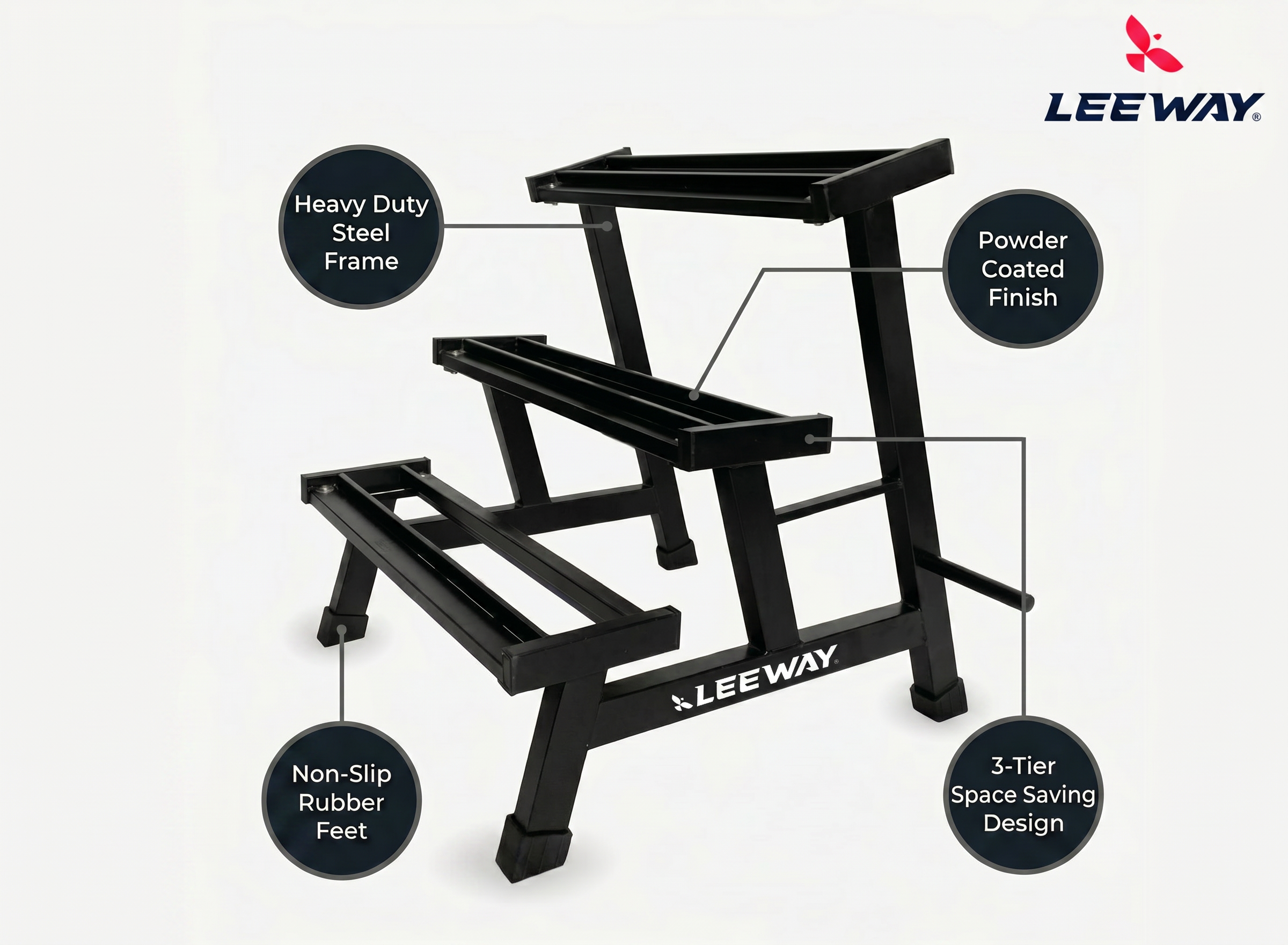 Powder Coated Steel Weight Stand