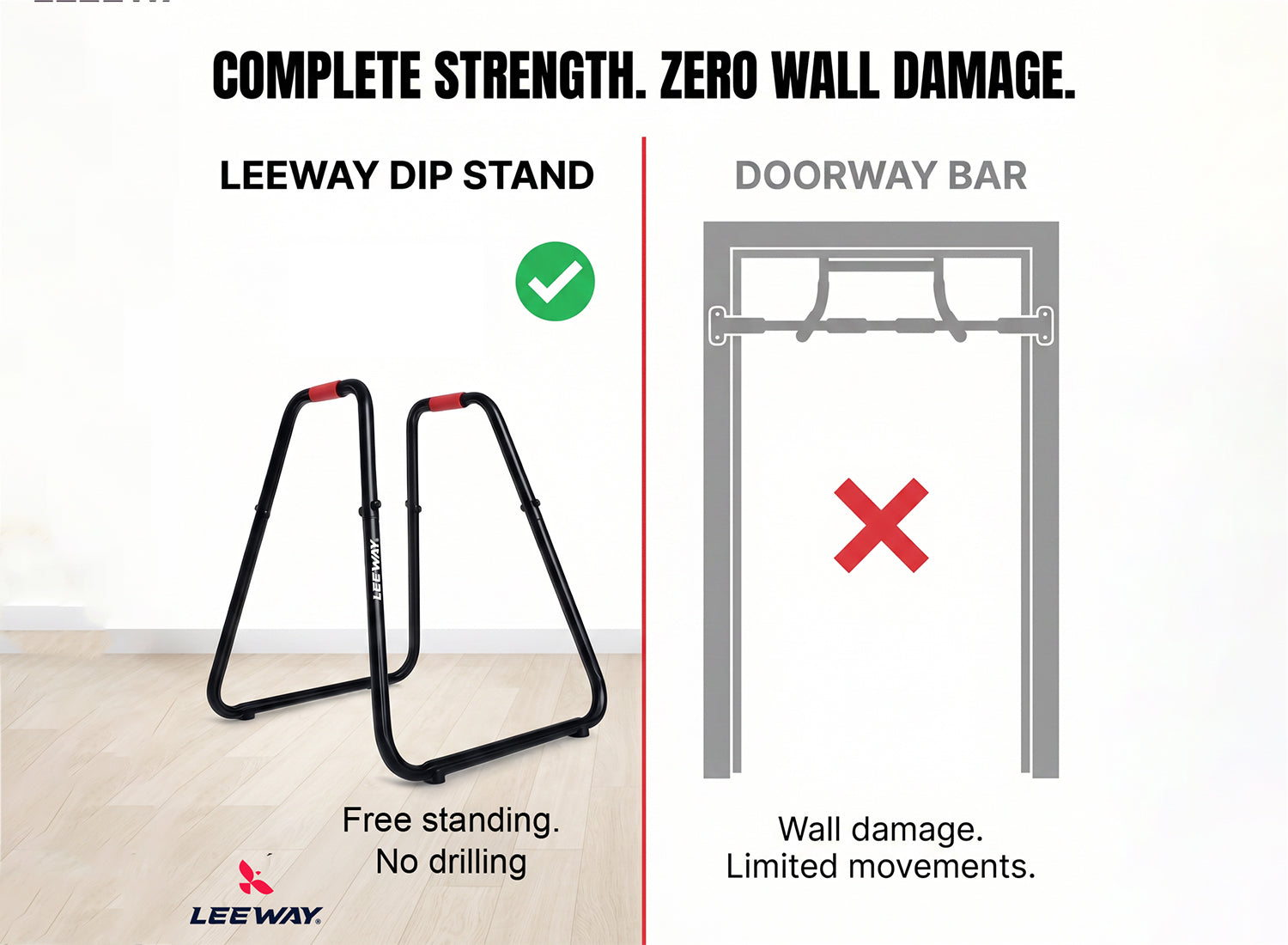 Push Up Dip Bar