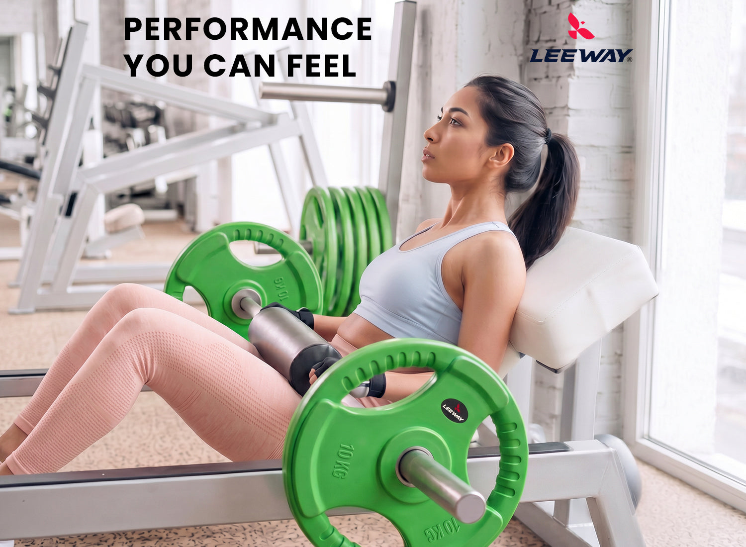 Rubber Coated Gym Plates Lifestyle