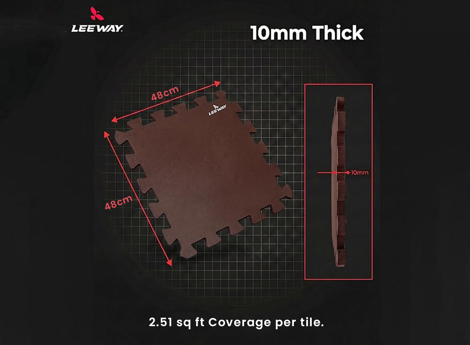 Rubber Interlocking Mat India