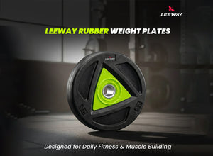 Rubber Plates Gym Set Leeway Fitness