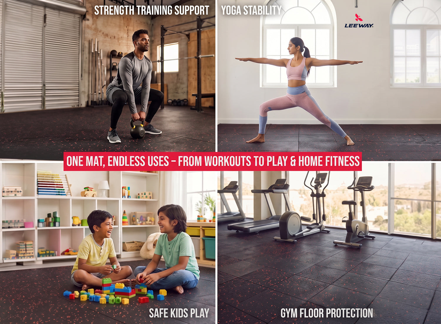 Shock Proof Gym Flooring
