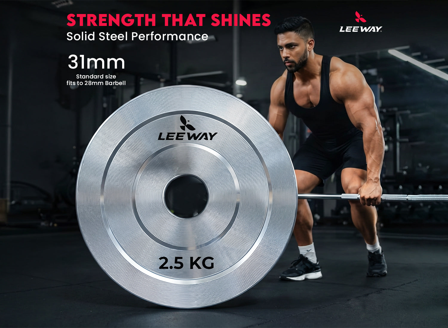 Steel Weight Plate Leeway Fitness