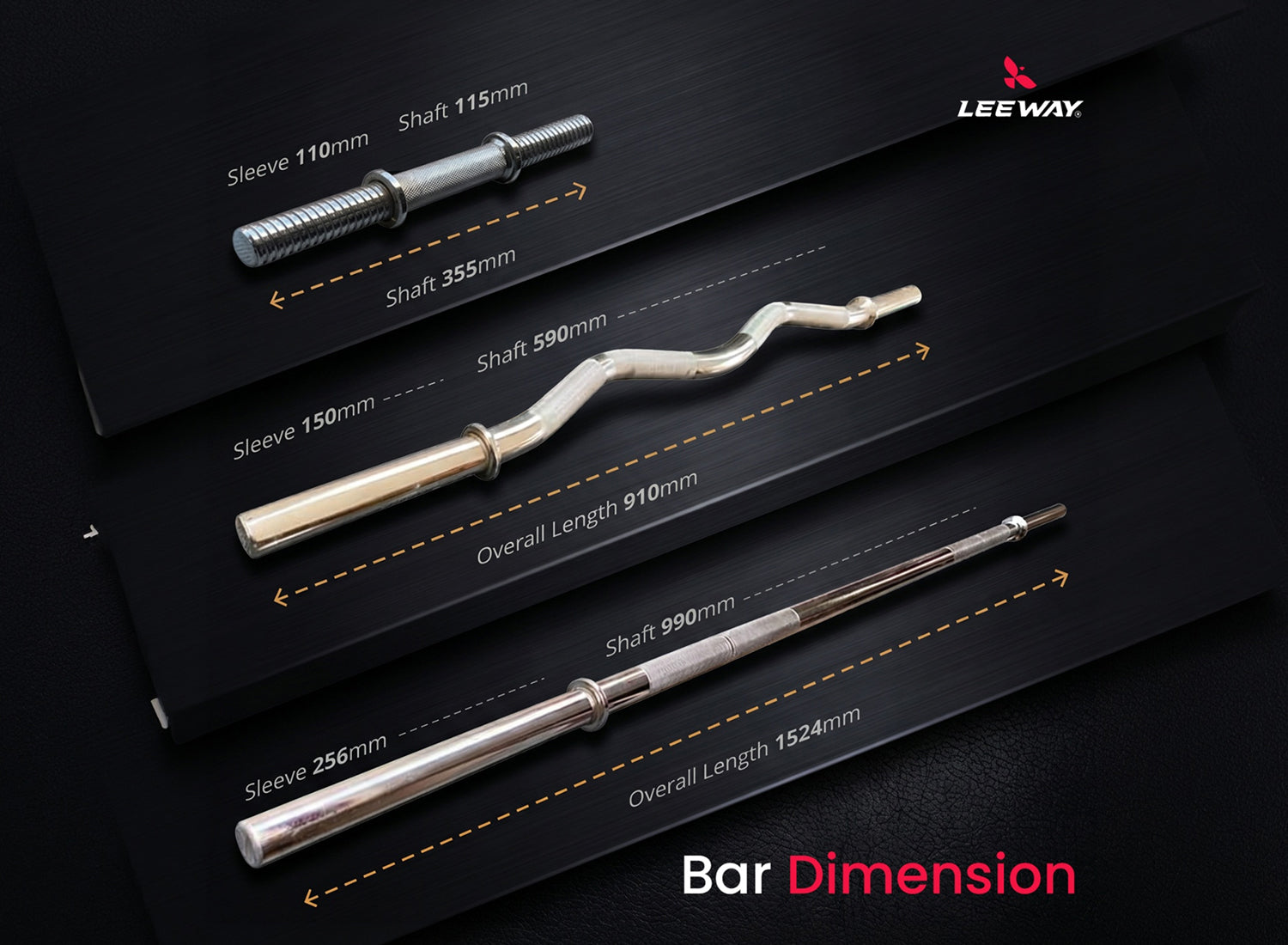 Steel Weight Plates Combo Barbell Rod Set