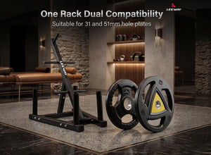 Weight Plate Rack for Home Gym
