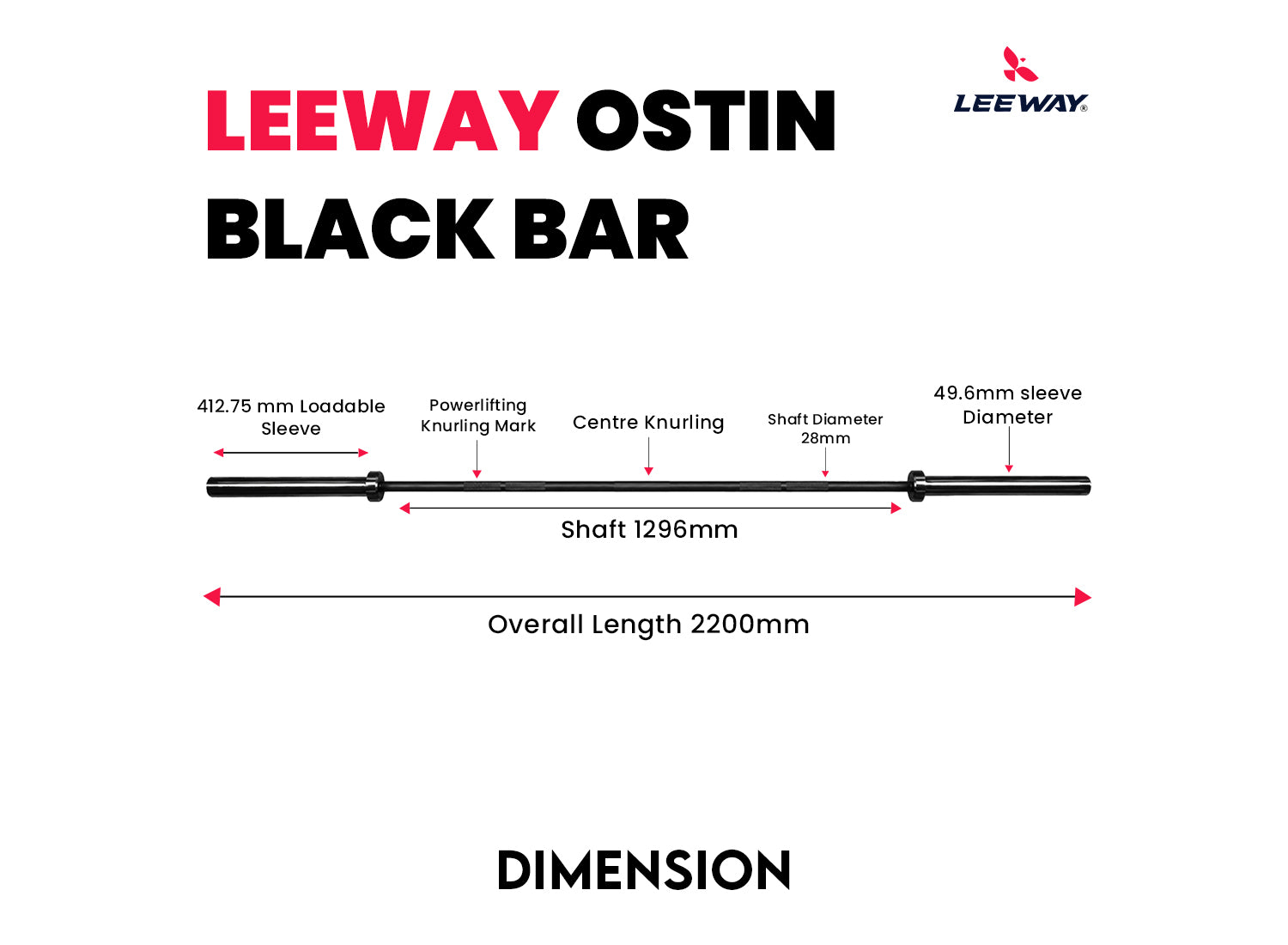 best olympic barbell dimension