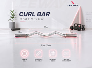 home gym bar dimension