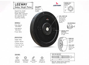 Rubber Weight Plate - 31mm