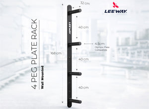 Wall Mounted Weight Plate Holder