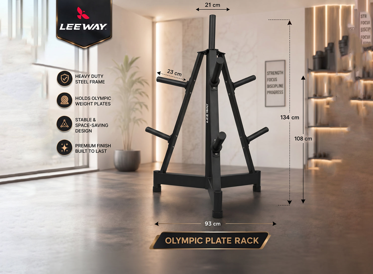 A Frame Vertical Dumbbell Rack