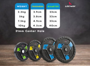 Fan Rubber Weight Plate - 31mm