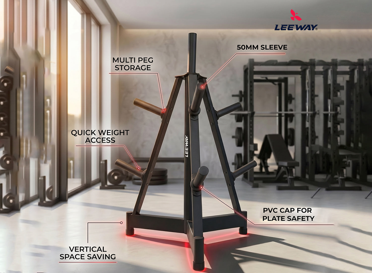 A Frame Vertical Dumbbell Rack