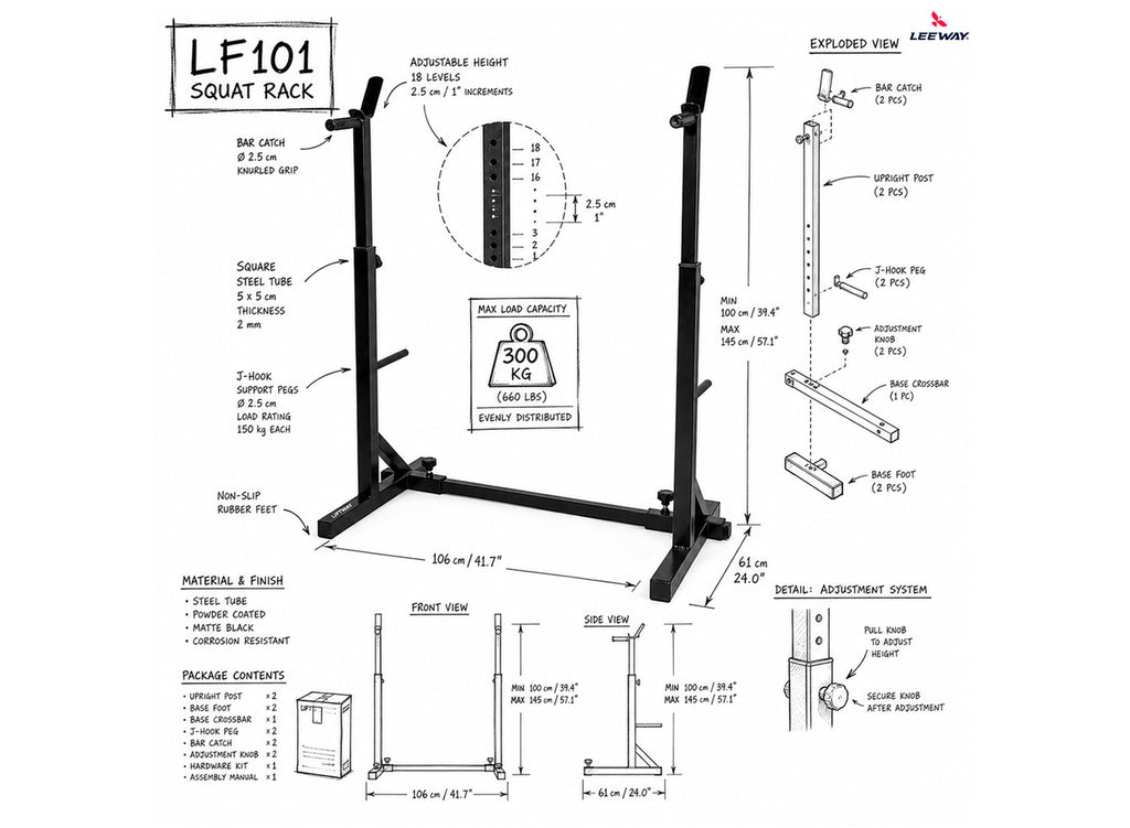 Squat Rack SQLF101