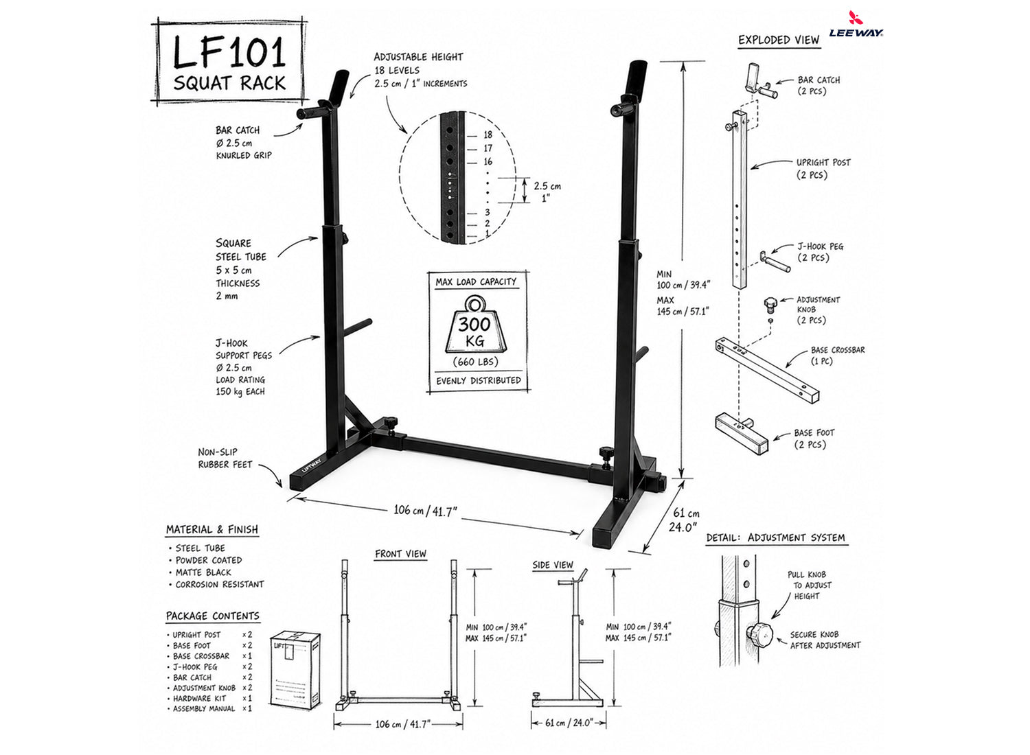 Squat Rack SQLF101