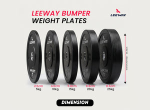 Black Bumper Weight Plates 2.0 - 51mm