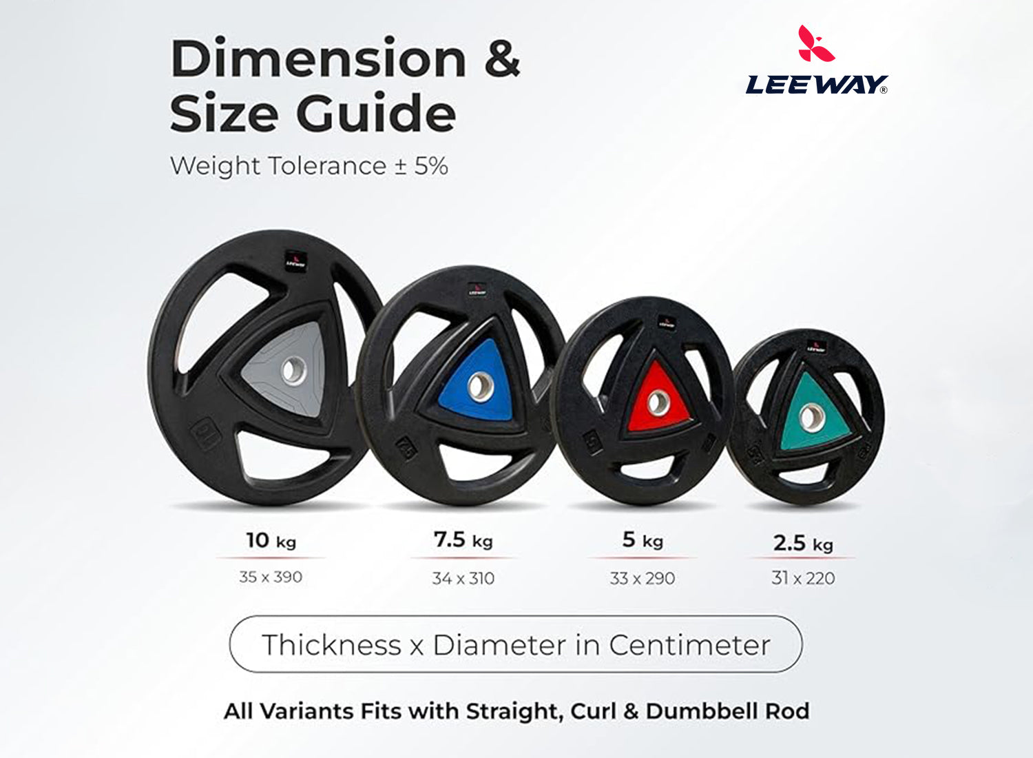 Viva Rubber Weight Home Gym Combo (Metal Integrated)
